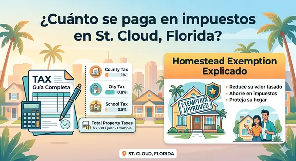 ¿Cuánto se paga en impuestos en St. Cloud, Florida? Guía completa + Homestead explicado