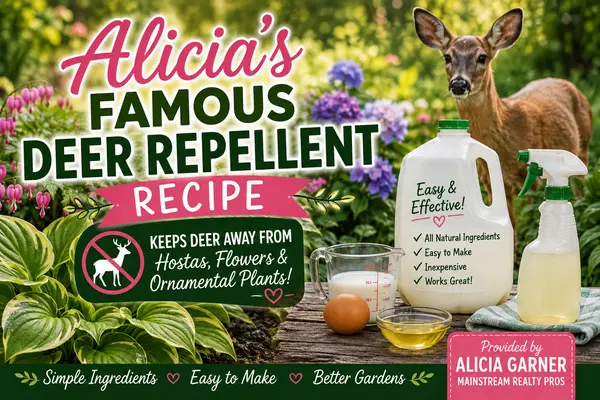 Alicia's Famous Deer Repellent Recipe for Central Ohio Gardeners