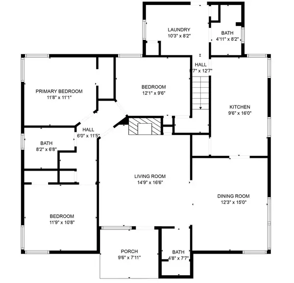 2D Floor Plan for 640 17TH AVE 1st floor