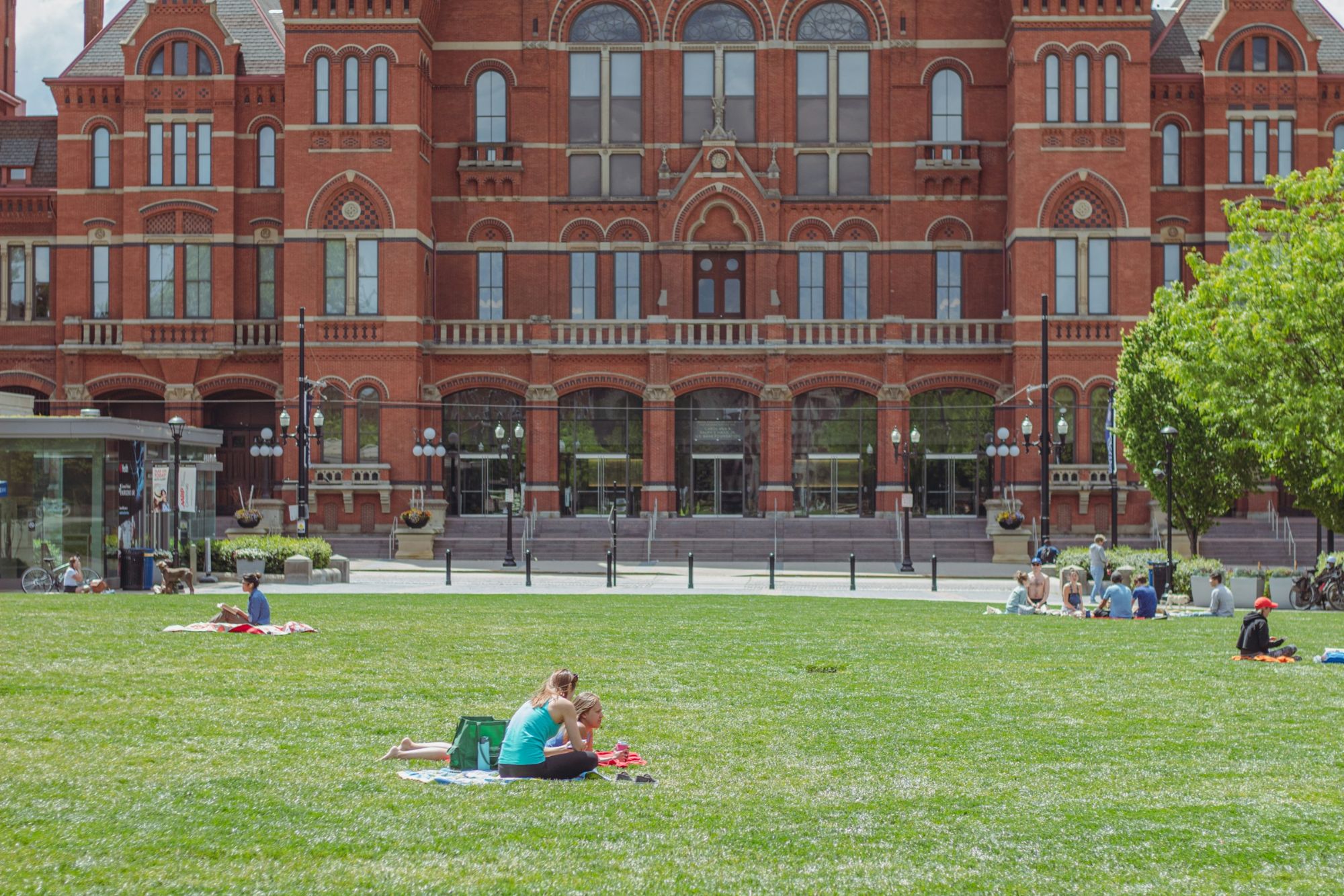 Washington Park lawn and Cincinnati Music Hall in Hamilton County, Ohio