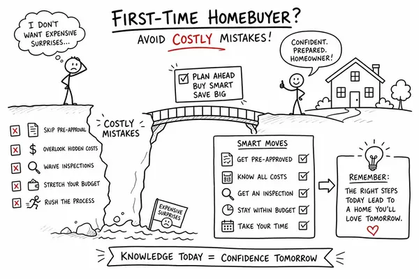 11 First-Time Homebuyer Mistakes You Can't Afford to Make