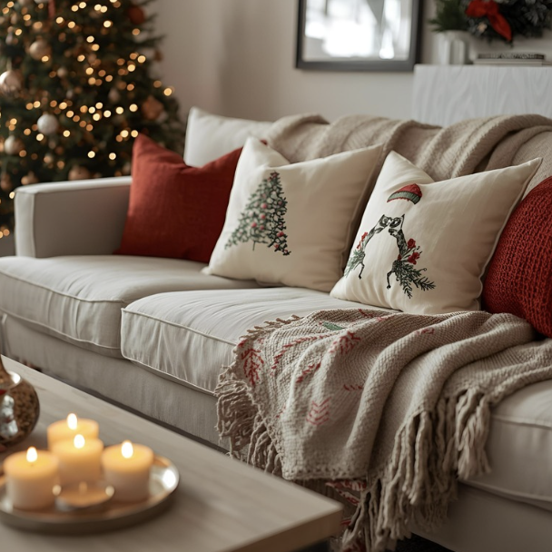 Inviting Holiday Living Room