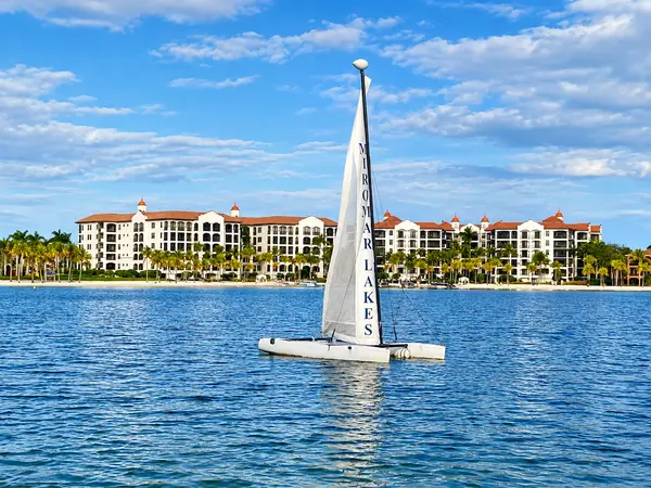 SAILBOAT AT MIROMAR LAKES