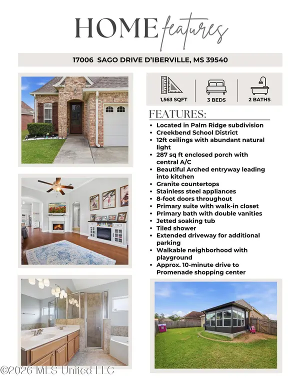 17006 Sago Drive, D'iberville, MS 39540