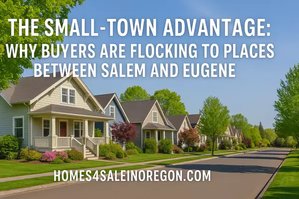 The Small-Town Advantage: Why Buyers Are Flocking to Places Between Salem and Eugene