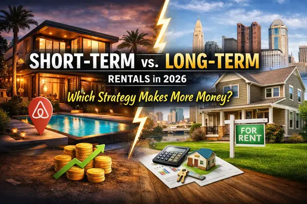 feature image of Short-Term vs. Long-Term Rentals in 2026: Which Strategy Actually Makes More Money?