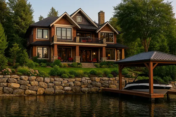 Waterfront Homes with Private Dock 7