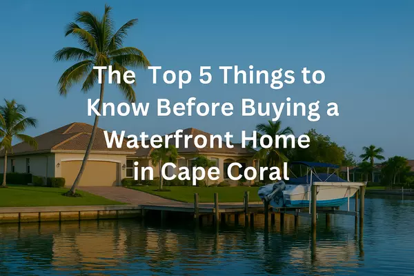 The Top 5 Things to Know Before Buying a Waterfront Home in Cape Coral