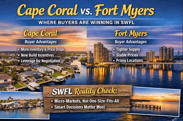Fort Myers vs. Cape Coral: Where Buyers Are Winning in Southwest Florida Right Now