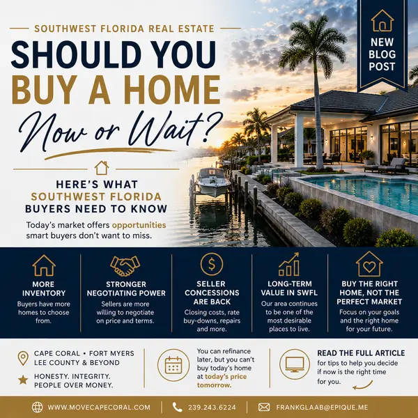Should You Buy a Home Now or Wait? Here's What Southwest Florida Buyers Need to Know