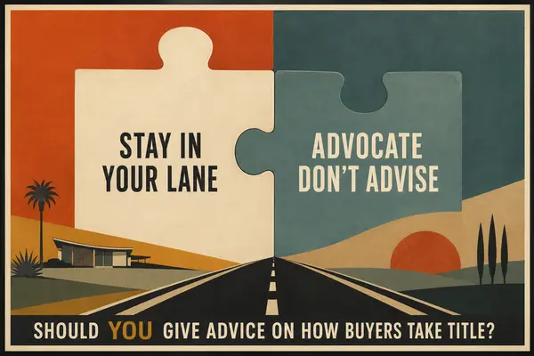 TITLE ISSUES: The Best Real Estate Professionals Know When to Pause