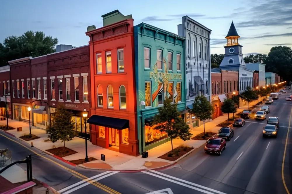 Historic downtown Statesville North Carolina.