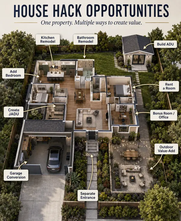 feature image of House Hacking: How to Turn the Home You Live In Into an Investment
