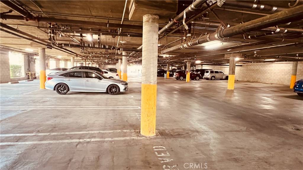 Gated subterranean parking garage at 19350 Sherman Way