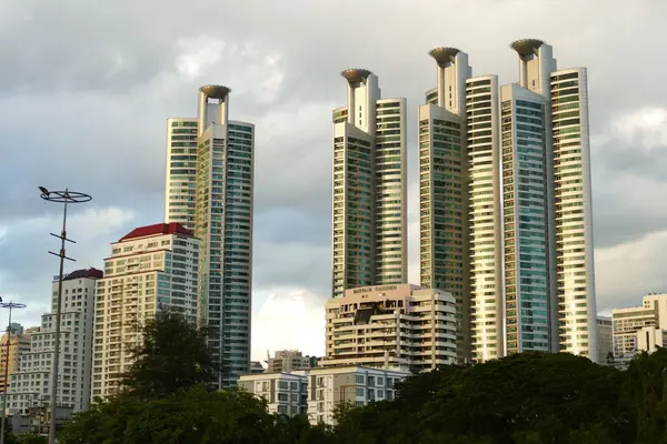 Modern high-rise residential towers