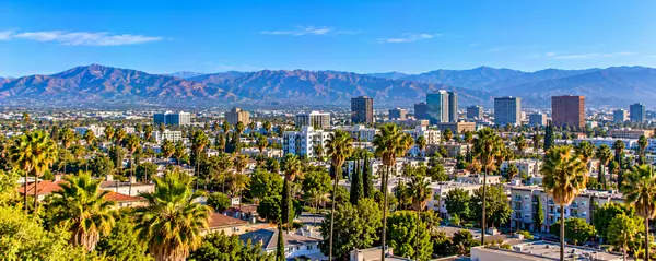 Sunlit San Fernando Valley Panorama