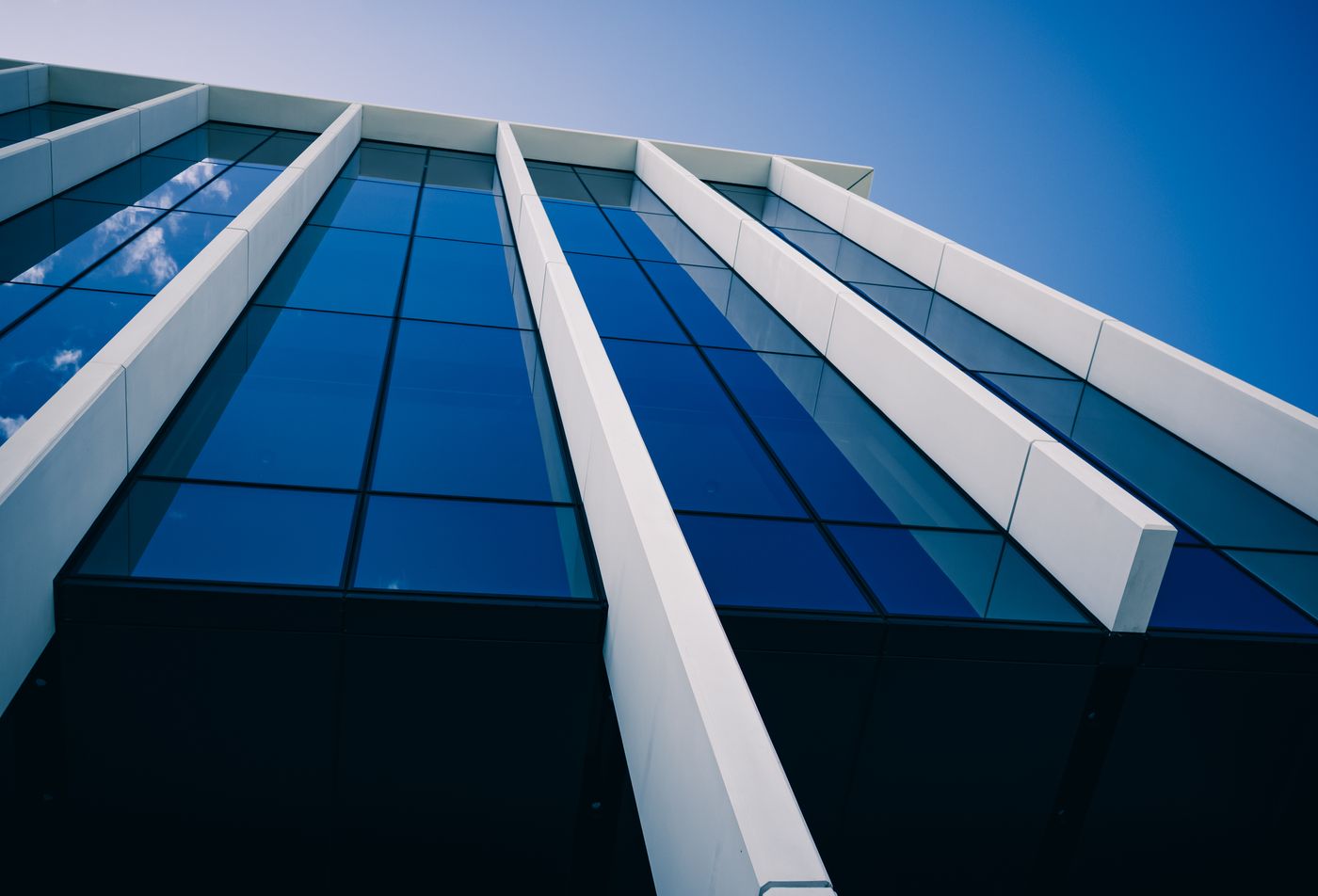 Modern commercial building exterior
