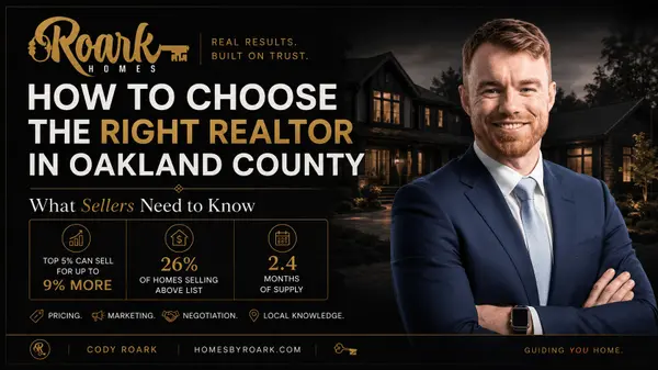 How to Find the Best Realtor in Oakland County, Michigan — A 2026 Guide By Cody Roark | HomesbyRoark.com | Epique Realty