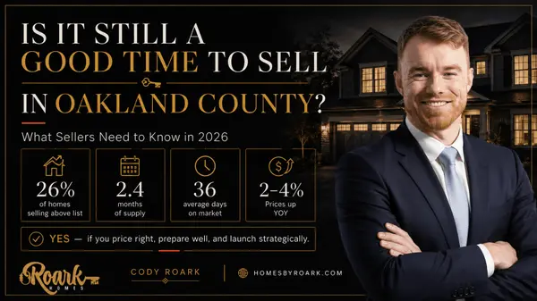 Is It a Good Time to Sell Your Home in Oakland County, Michigan in 2026? By Cody Roark | HomesbyRoark.com | Epique Realty