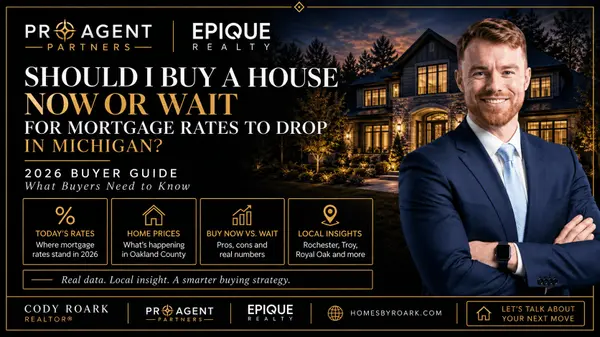 feature image of Should I Buy a House Now or Wait for Mortgage Rates to Drop in Michigan in 2026? 