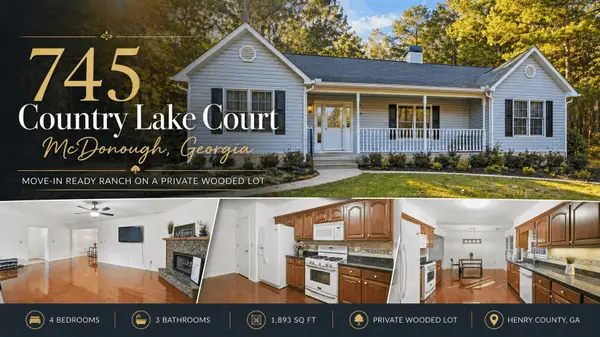 4-Bedroom Ranch Home for Sale in McDonough, GA — 745 Country Lake Ct Is the Flexible Living Solution You've Been Looking For
