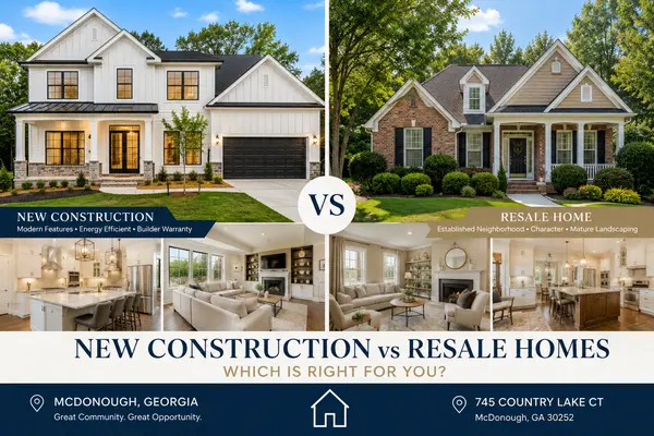 Buyer Tips: New Construction vs Resale Homes — Which Is Right for You?