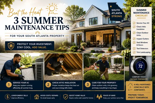 Beat the Heat: 3 Summer Maintenance Tips Every South Atlanta Homeowner Should Know