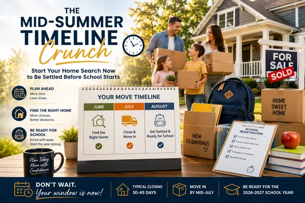 The Mid-Summer Timeline Crunch: Why Families Need to Start Their Home Search Now
