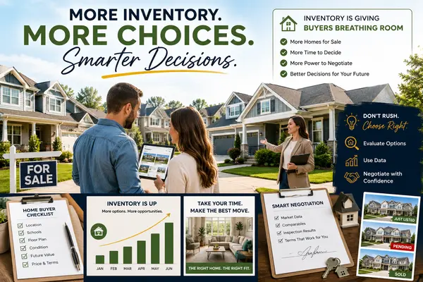 Inventory Is Giving Buyers Breathing Room: Why Today's Market Rewards Smart Decisions