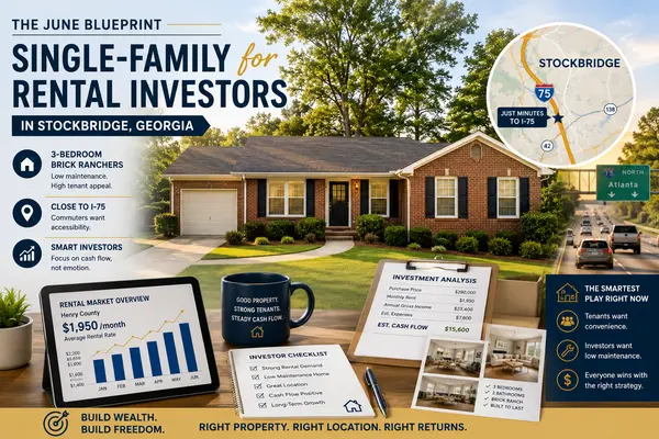 The June Blueprint for Single-Family Rental Investors in Stockbridge, GA