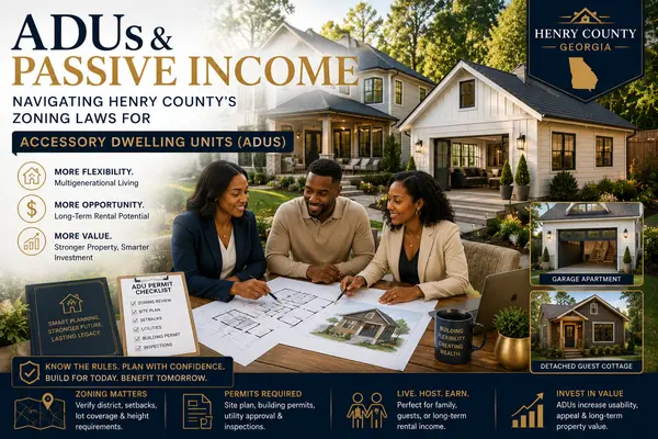 ADUs and Passive Income: Navigating Henry County’s Zoning Laws for Accessory Dwelling Units