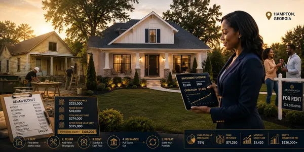 BRRRR in Hampton, GA: How to Buy, Rehab, Rent, Refinance & Repeat