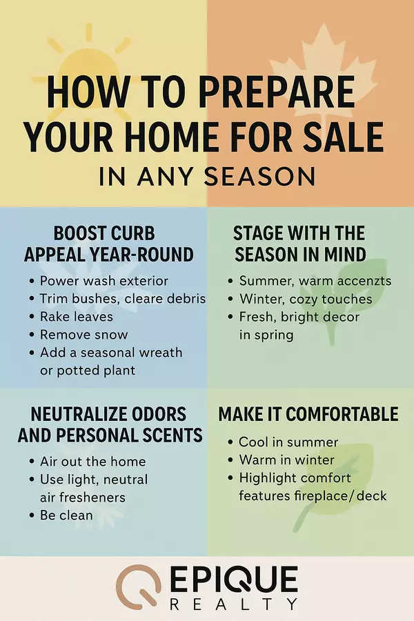 How to Prepare Your Home for Sale in Any Season
