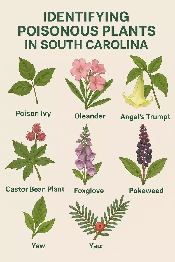 Identifying Poisonous Plants in South Carolina: A Guide for Homeowners and Garden Enthusiasts,Heather Stout