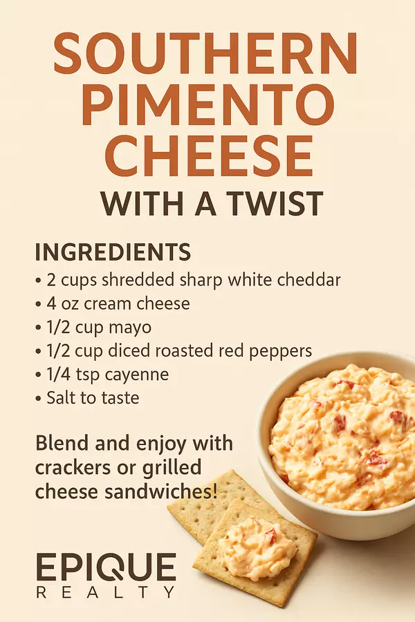 Southern Pimento Cheese with a Twist: My Go-To Comfort Recipe,Heather Stout