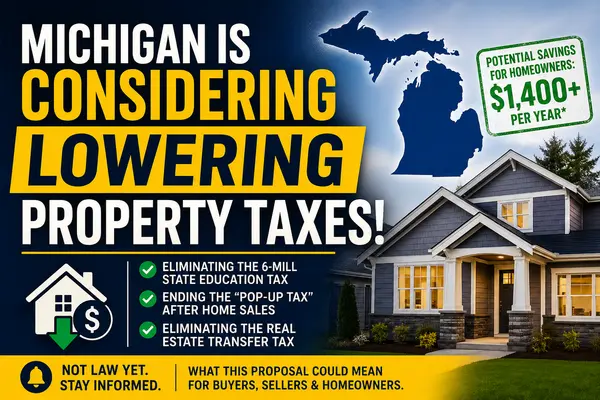 Michigan Is Considering Lowering Property Taxes: What Homeowners Need to Know