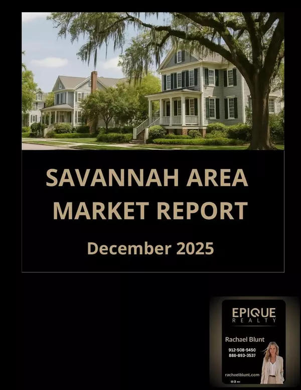 Greater Savannah, GA Area Housing Market Update - December 2025