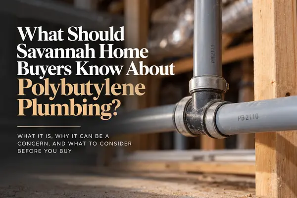 What Should Savannah Home Buyers Know About Polybutylene Plumbing?