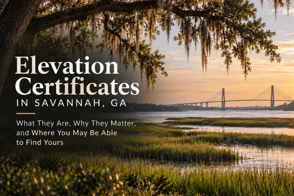 Elevation Certificates in Savannah, GA: What They Are, Why They Matter, and Where to Look