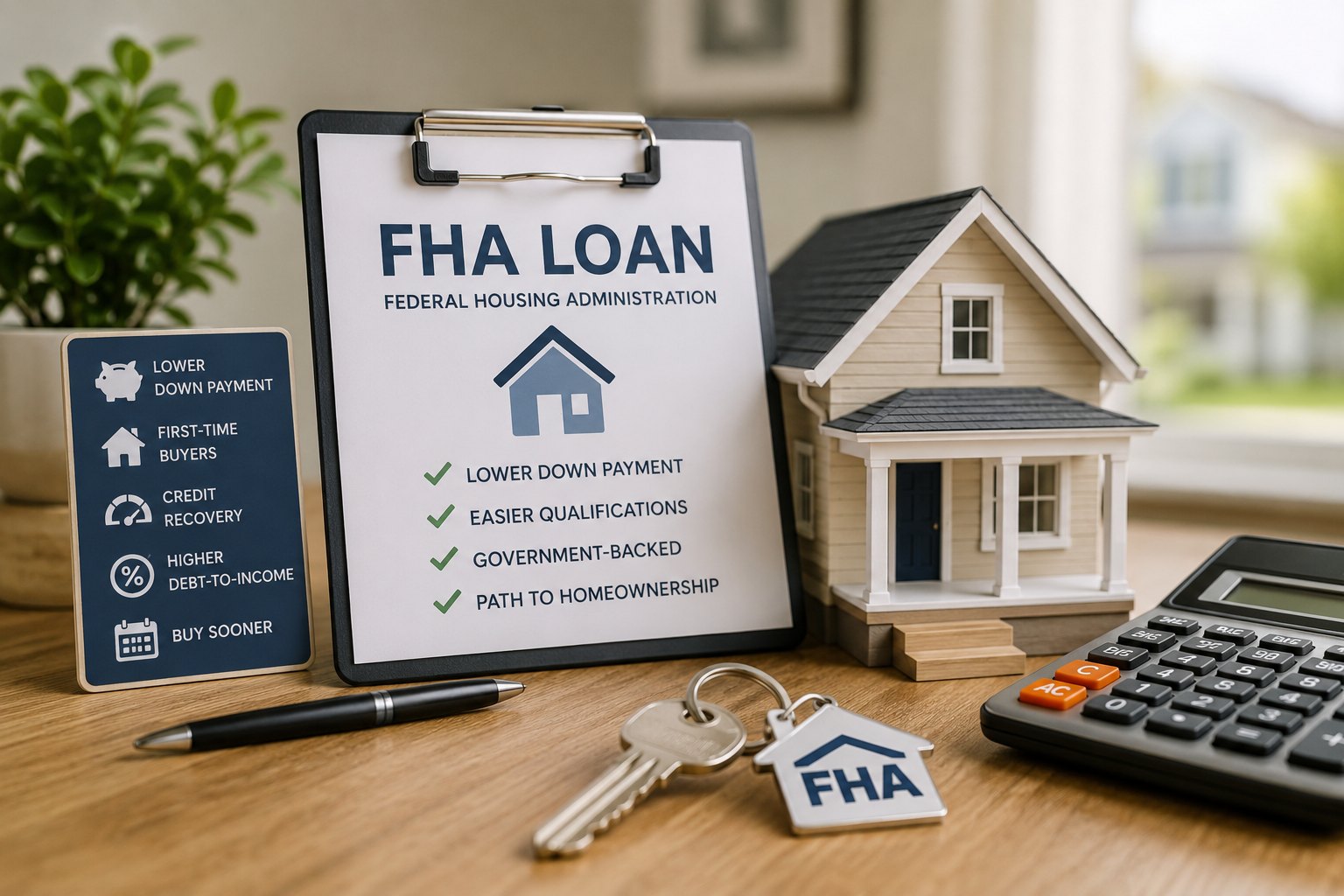 An FHA loan is a mortgage insured by the Federal Housing Administration (FHA). Because approved lenders receive government-backed mortgage insurance, FHA loans generally have more flexible qualification requirements than many conventional mortgages.