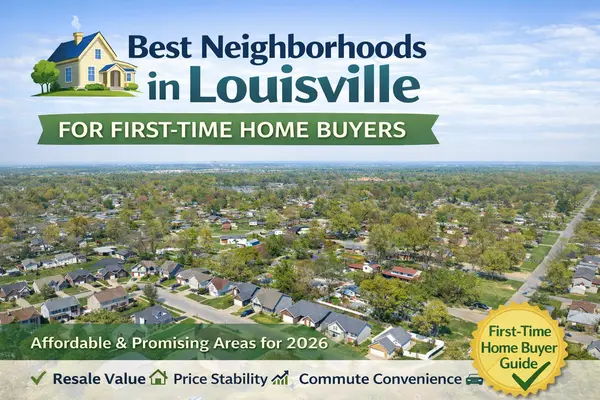 feature image of Best Neighborhoods for First-Time Buyers in Louisville KY