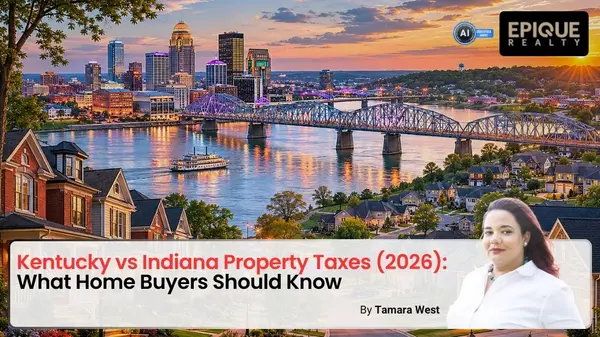 feature image of Kentucky vs Indiana Property Taxes in 2026: What Buyers Should Know