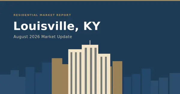 feature image of Louisville KY Market Report — August 2026 Update
