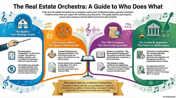 feature image of Who Does What in a California Real Estate Transaction (And What They Don’t)