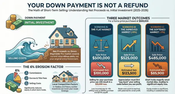 Built in 2024 and Want Your Down Payment Back? Here’s What Fresno Sellers Need to Know