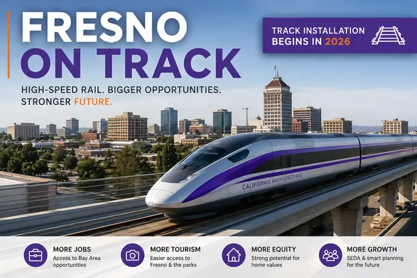Fresno High-Speed Rail: What Track Installation Could Mean for Jobs, Tourism and Home Values