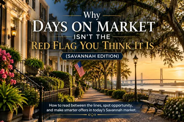 feature image of Why "Days on Market" Isn't the Red Flag You Think It Is (Savannah Edition)
