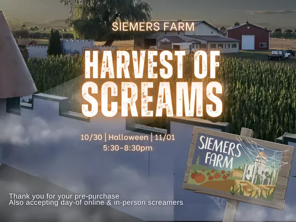 Harvest of Screams – October 30–November 1