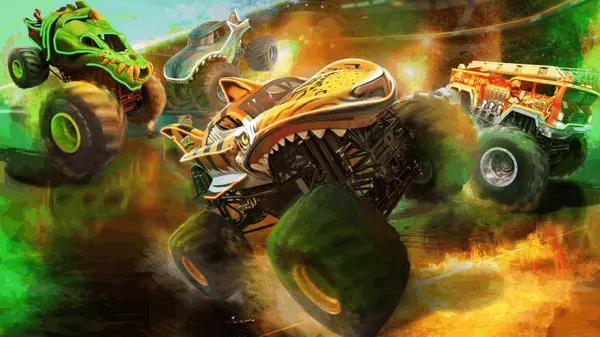 Hot Wheels Monster Trucks Light Up Spokane at Glow-N-Fire Tour
