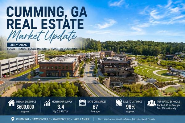 feature image of Cumming GA Real Estate Market Update - July 2026